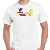 T-shirt Gildan Hammer adulte, manches courtes, 100% coton épais et doux, 203 g/m², tailles S au 5XL. Vignette