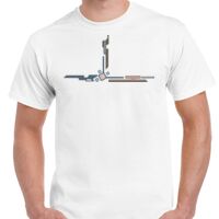 T-shirt Gildan Hammer adulte, manches courtes, 100% coton épais et doux, 203 g/m², tailles S au 5XL. Vignette
