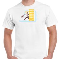 T-shirt Gildan Hammer adulte, manches courtes, 100% coton épais et doux, 203 g/m², tailles S au 5XL. Vignette
