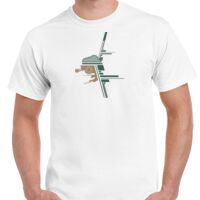 T-shirt Gildan Hammer adulte, manches courtes, 100% coton épais et doux, 203 g/m², tailles S au 5XL. Vignette