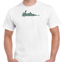 T-shirt Gildan Hammer adulte, manches courtes, 100% coton épais et doux, 203 g/m², tailles S au 5XL. Vignette