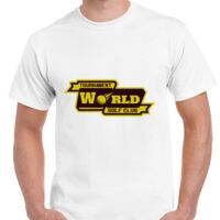 T-shirt Gildan Hammer adulte, manches courtes, 100% coton épais et doux, 203 g/m², tailles S au 5XL. Vignette