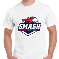 T-shirt Gildan Hammer adulte, manches courtes, 100% coton épais et doux, 203 g/m², tailles S au 5XL. Vignette