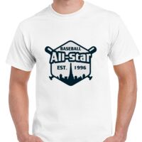 T-shirt Gildan Hammer adulte, manches courtes, 100% coton épais et doux, 203 g/m², tailles S au 5XL. Vignette