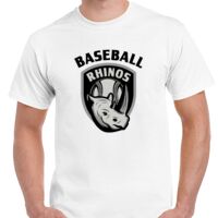 T-shirt Gildan Hammer adulte, manches courtes, 100% coton épais et doux, 203 g/m², tailles S au 5XL. Vignette