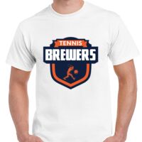 T-shirt Gildan Hammer adulte, manches courtes, 100% coton épais et doux, 203 g/m², tailles S au 5XL. Vignette