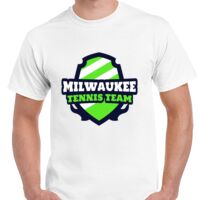 T-shirt Gildan Hammer adulte, manches courtes, 100% coton épais et doux, 203 g/m², tailles S au 5XL. Vignette