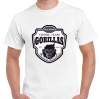 T-shirt Gildan Hammer adulte, manches courtes, 100% coton épais et doux, 203 g/m², tailles S au 5XL. Vignette