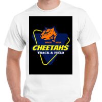 T-shirt Gildan Hammer adulte, manches courtes, 100% coton épais et doux, 203 g/m², tailles S au 5XL. Vignette