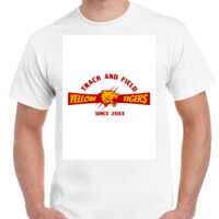 T-shirt Gildan Hammer adulte, manches courtes, 100% coton épais et doux, 203 g/m², tailles S au 5XL. Vignette