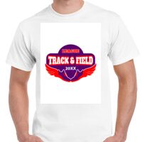 T-shirt Gildan Hammer adulte, manches courtes, 100% coton épais et doux, 203 g/m², tailles S au 5XL. Vignette