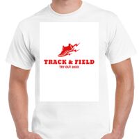 T-shirt Gildan Hammer adulte, manches courtes, 100% coton épais et doux, 203 g/m², tailles S au 5XL. Vignette