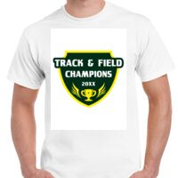 T-shirt Gildan Hammer adulte, manches courtes, 100% coton épais et doux, 203 g/m², tailles S au 5XL. Vignette