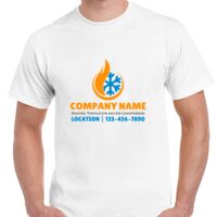 T-shirt Gildan Hammer adulte, manches courtes, 100% coton épais et doux, 203 g/m², tailles S au 5XL. Vignette