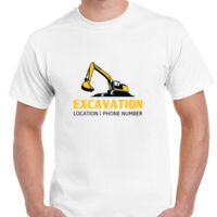 T-shirt Gildan Hammer adulte, manches courtes, 100% coton épais et doux, 203 g/m², tailles S au 5XL. Vignette