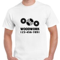 T-shirt Gildan Hammer adulte, manches courtes, 100% coton épais et doux, 203 g/m², tailles S au 5XL. Vignette