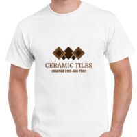 T-shirt Gildan Hammer adulte, manches courtes, 100% coton épais et doux, 203 g/m², tailles S au 5XL. Vignette