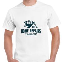 T-shirt Gildan Hammer adulte, manches courtes, 100% coton épais et doux, 203 g/m², tailles S au 5XL. Vignette