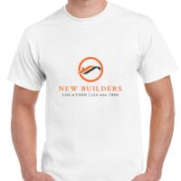 T-shirt Gildan Hammer adulte, manches courtes, 100% coton épais et doux, 203 g/m², tailles S au 5XL. Vignette