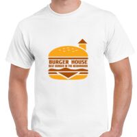 T-shirt Gildan Hammer adulte, manches courtes, 100% coton épais et doux, 203 g/m², tailles S au 5XL. Vignette