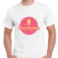 T-shirt Gildan Hammer adulte, manches courtes, 100% coton épais et doux, 203 g/m², tailles S au 5XL. Vignette