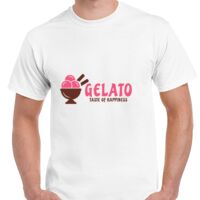 T-shirt Gildan Hammer adulte, manches courtes, 100% coton épais et doux, 203 g/m², tailles S au 5XL. Vignette