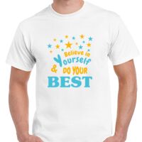 T-shirt Gildan Hammer adulte, manches courtes, 100% coton épais et doux, 203 g/m², tailles S au 5XL. Vignette