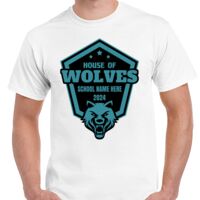 T-shirt Gildan Hammer adulte, manches courtes, 100% coton épais et doux, 203 g/m², tailles S au 5XL. Vignette