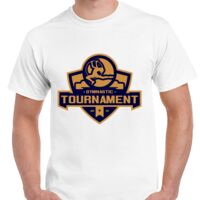 T-shirt Gildan Hammer adulte, manches courtes, 100% coton épais et doux, 203 g/m², tailles S au 5XL. Vignette