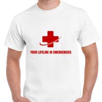 T-shirt Gildan Hammer adulte, manches courtes, 100% coton épais et doux, 203 g/m², tailles S au 5XL. Vignette