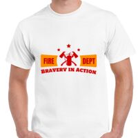 T-shirt Gildan Hammer adulte, manches courtes, 100% coton épais et doux, 203 g/m², tailles S au 5XL. Vignette