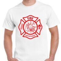 T-shirt Gildan Hammer adulte, manches courtes, 100% coton épais et doux, 203 g/m², tailles S au 5XL. Vignette