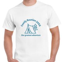 T-shirt Gildan Hammer adulte, manches courtes, 100% coton épais et doux, 203 g/m², tailles S au 5XL. Vignette