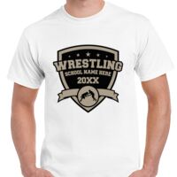 T-shirt Gildan Hammer adulte, manches courtes, 100% coton épais et doux, 203 g/m², tailles S au 5XL. Vignette