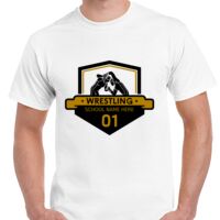 T-shirt Gildan Hammer adulte, manches courtes, 100% coton épais et doux, 203 g/m², tailles S au 5XL. Vignette