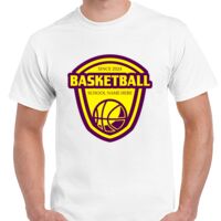 T-shirt Gildan Hammer adulte, manches courtes, 100% coton épais et doux, 203 g/m², tailles S au 5XL. Vignette