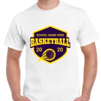 T-shirt Gildan Hammer adulte, manches courtes, 100% coton épais et doux, 203 g/m², tailles S au 5XL. Vignette