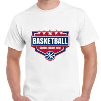 T-shirt Gildan Hammer adulte, manches courtes, 100% coton épais et doux, 203 g/m², tailles S au 5XL. Vignette