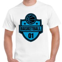 T-shirt Gildan Hammer adulte, manches courtes, 100% coton épais et doux, 203 g/m², tailles S au 5XL. Vignette