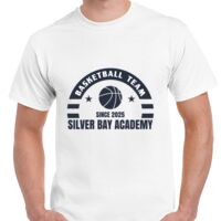 T-shirt Gildan Hammer adulte, manches courtes, 100% coton épais et doux, 203 g/m², tailles S au 5XL. Vignette