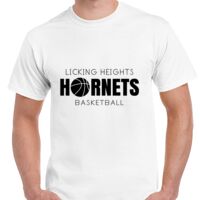 T-shirt Gildan Hammer adulte, manches courtes, 100% coton épais et doux, 203 g/m², tailles S au 5XL. Vignette