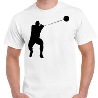 T-shirt Gildan Hammer adulte, manches courtes, 100% coton épais et doux, 203 g/m², tailles S au 5XL. Vignette