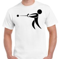 T-shirt Gildan Hammer adulte, manches courtes, 100% coton épais et doux, 203 g/m², tailles S au 5XL. Vignette