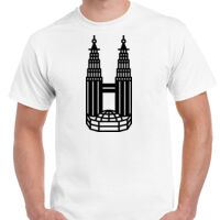 T-shirt Gildan Hammer adulte, manches courtes, 100% coton épais et doux, 203 g/m², tailles S au 5XL. Vignette