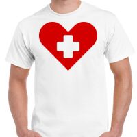 T-shirt Gildan Hammer adulte, manches courtes, 100% coton épais et doux, 203 g/m², tailles S au 5XL. Vignette