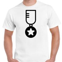 T-shirt Gildan Hammer adulte, manches courtes, 100% coton épais et doux, 203 g/m², tailles S au 5XL. Vignette