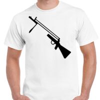 T-shirt Gildan Hammer adulte, manches courtes, 100% coton épais et doux, 203 g/m², tailles S au 5XL. Vignette
