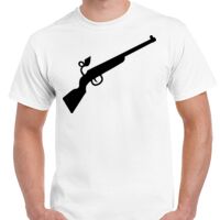 T-shirt Gildan Hammer adulte, manches courtes, 100% coton épais et doux, 203 g/m², tailles S au 5XL. Vignette
