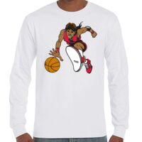 T-Shirt Hammer Manches Longues de Marque Gildan Vignette