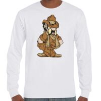 T-Shirt Hammer Manches Longues de Marque Gildan Vignette